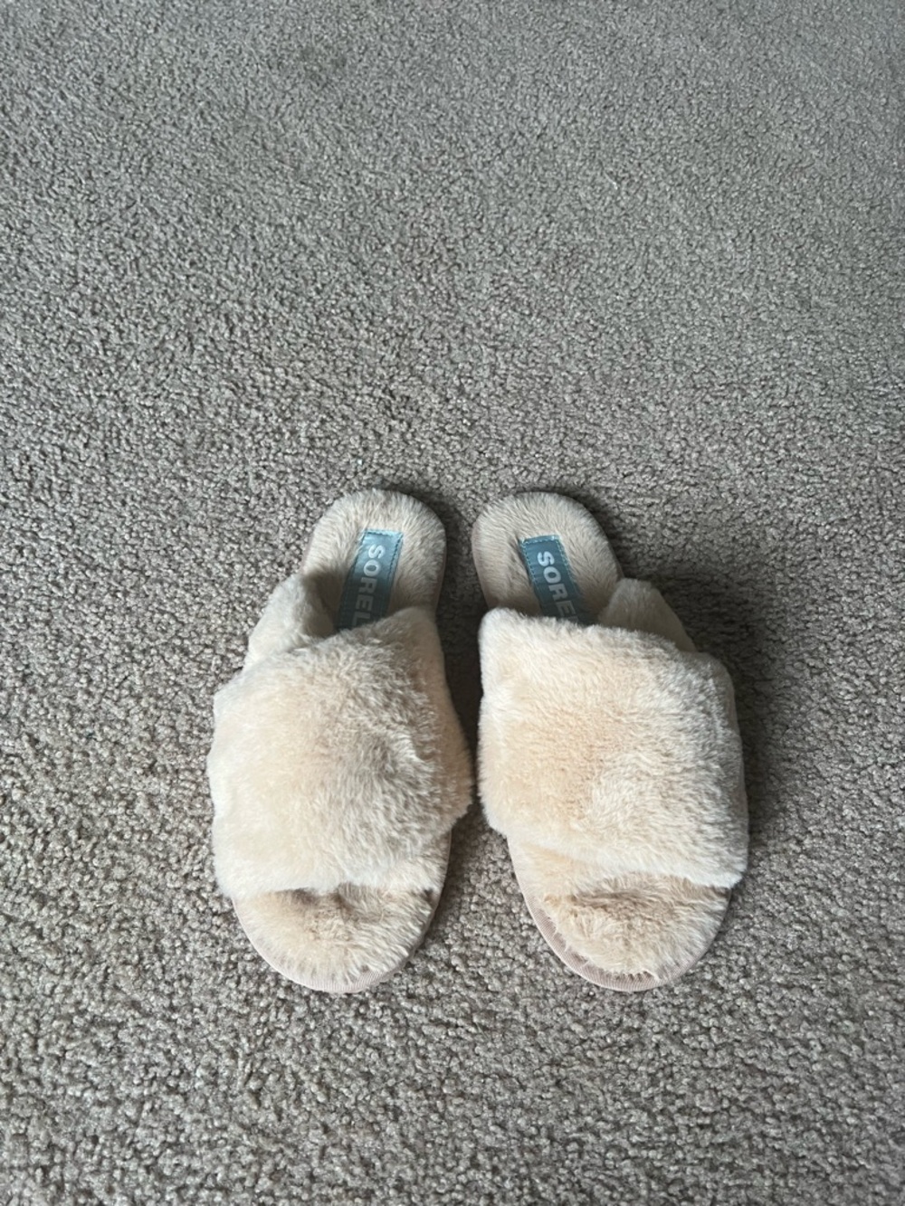 SOREL Womens Go Mail Run Slippers, Quarry/Quarry Size US7